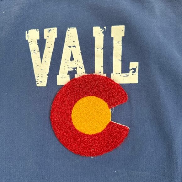 Vail Resort Wear Crewneck Sweater Blue Mens Unisex size 2XL - Picture 2 of 6